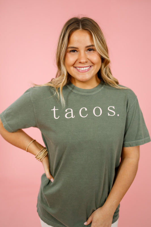 "Tacos" Graphic Tee, S-2XL