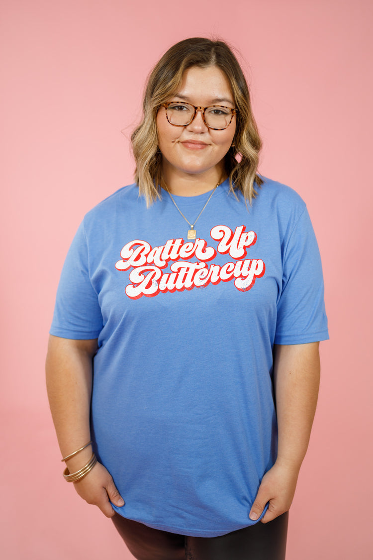 "Batter Up Buttercup" Graphic Tee