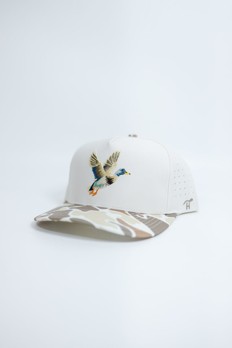 Duck Embroidered Camo Hat Jaxe + Grace Boutique
