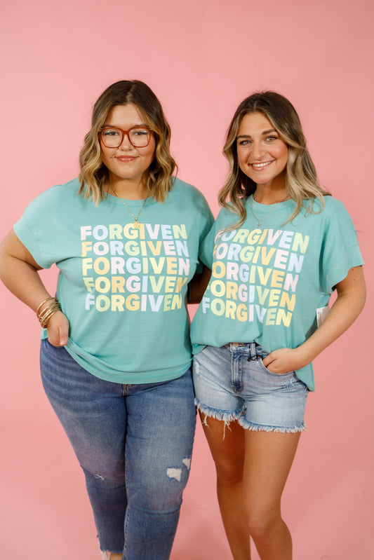 FORGIVEN Cap Sleeve Graphic Tee