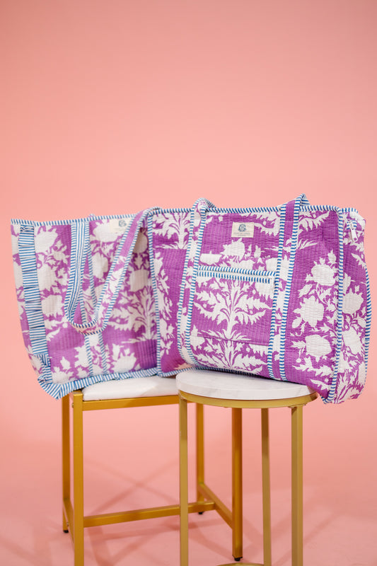 Lilac Blossoms Quilted Collection