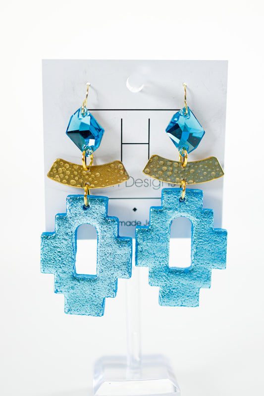 HD Turquoise Dangle Earrings