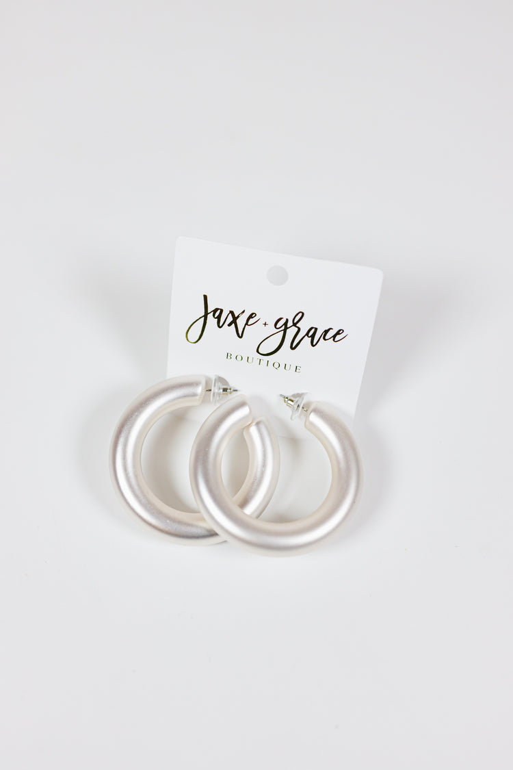 50mm THICK Open Hoops, VARIOUS