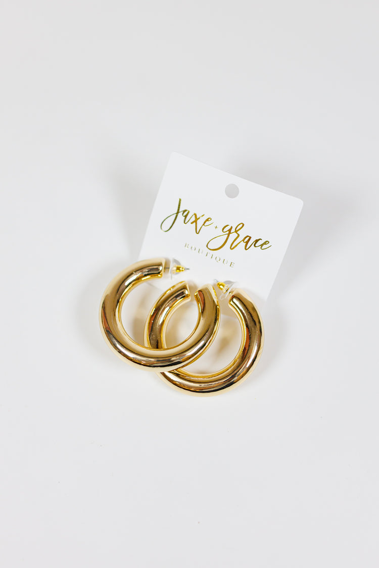 50mm THICK Open Hoops, VARIOUS