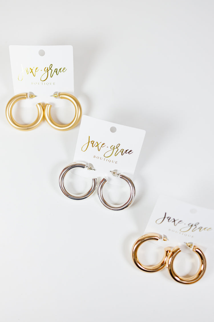 40mm Thick Open Hoops, VARIOUS