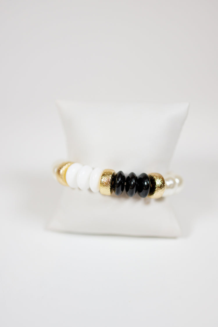Pearl & Color Beads Bracelet, VARIOUS