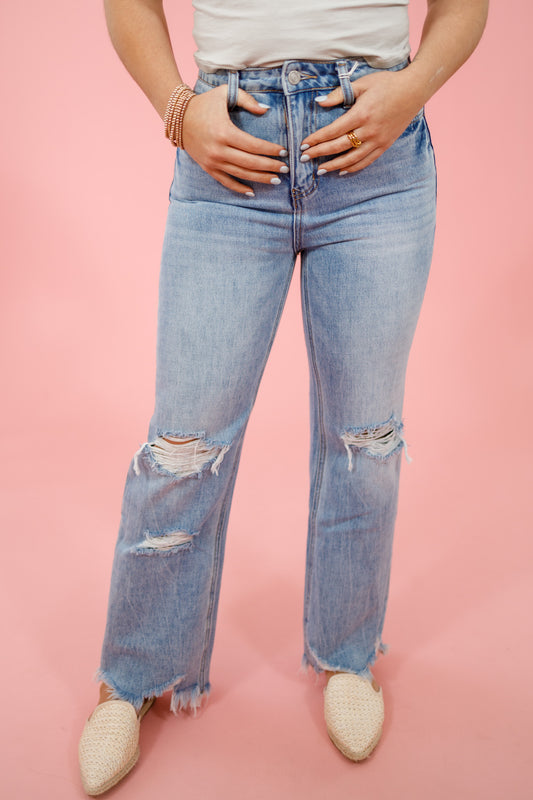 Vervet Vintage Distressed Jeans