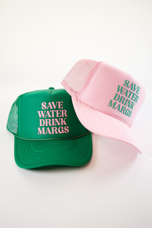 "Save Water Drink Margs" Trucker Hat, VARIOUS