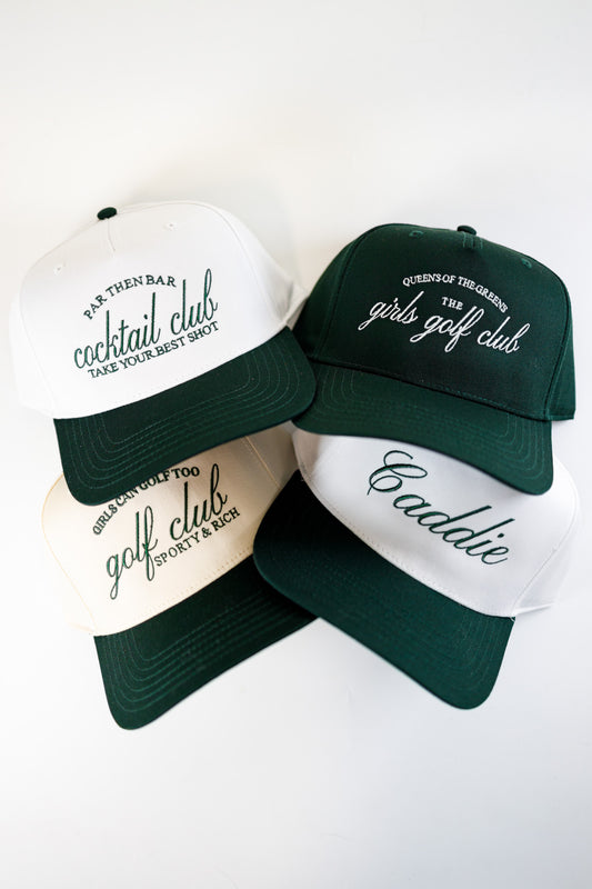 Golf Themed Trucker Hats, VARIOUS