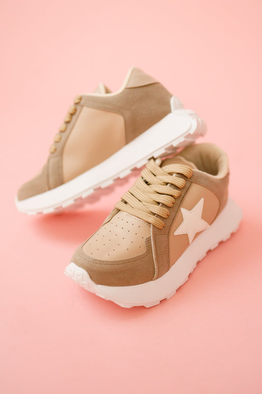 Taupe Star Smith Sneakers