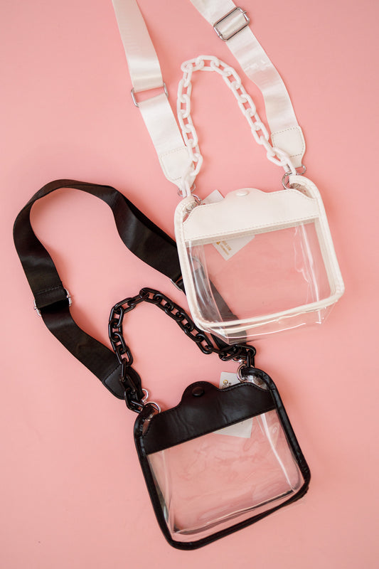Chunky Chain Clear Gameday Purse, VARIOUS