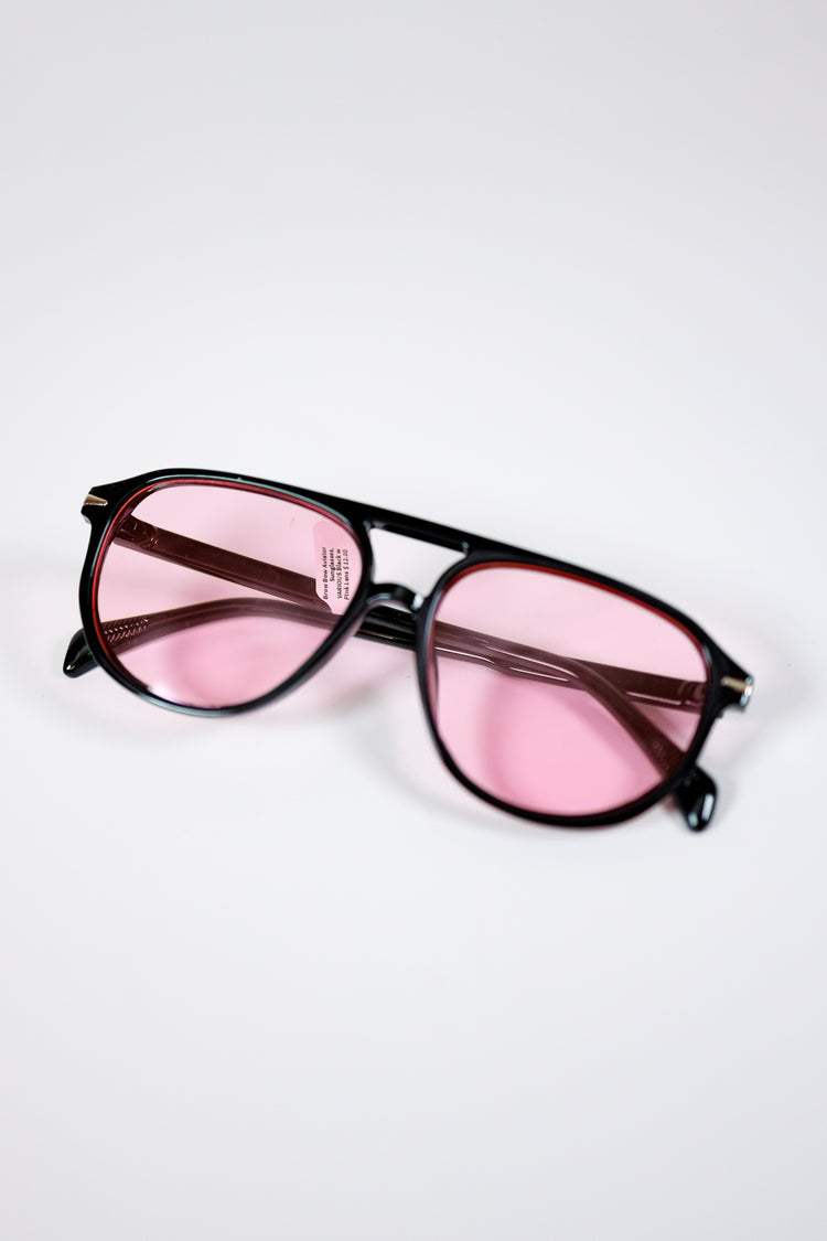 Brow Bow Aviator Sunglasses, VARIOUS