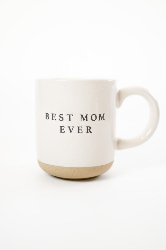 "Best Mom Ever" Stoneware Coffee Mug