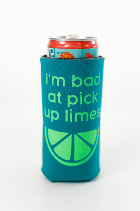 Pick Up Limes Tall Can Koozie