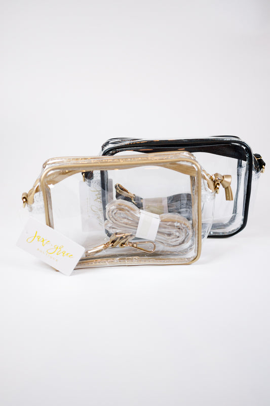 Clear Trimmed Crossbody, VARIOUS