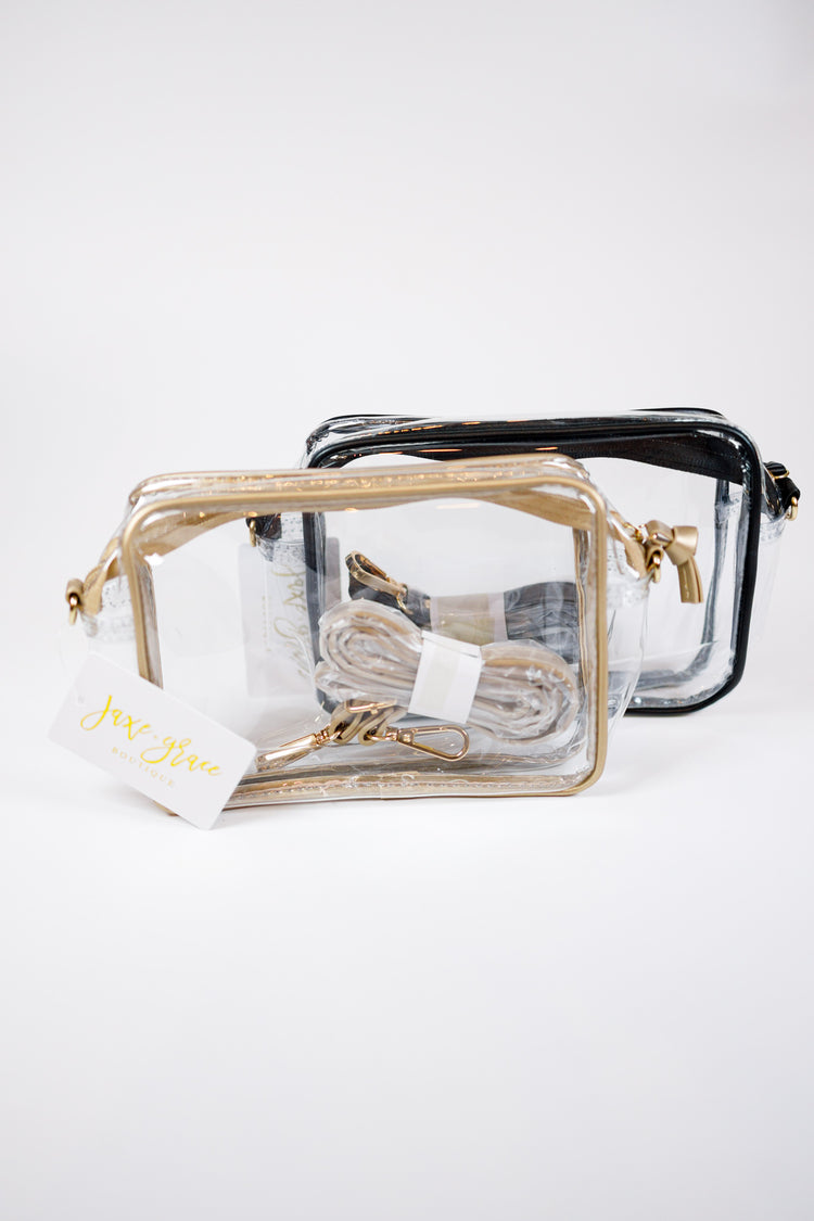 Clear Trimmed Crossbody, VARIOUS