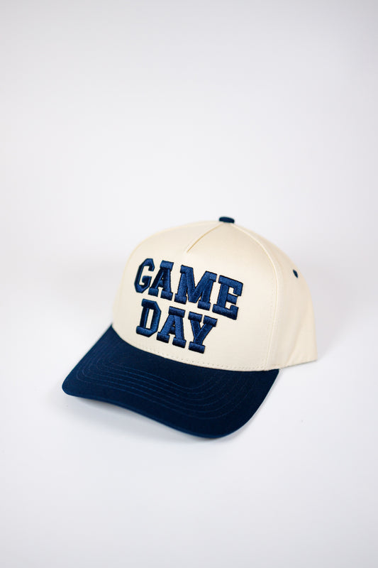 Navy GAME DAY 3D Embroidered Hat