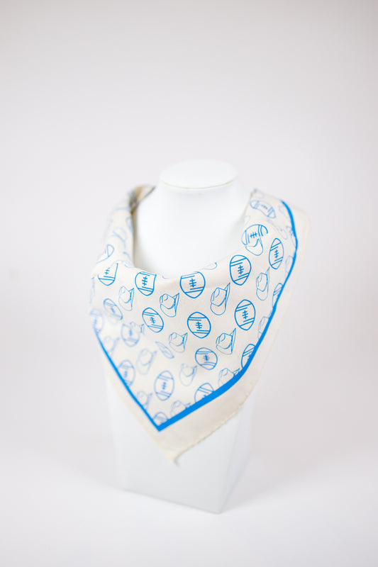 Blue Game Day Bandana Scarf