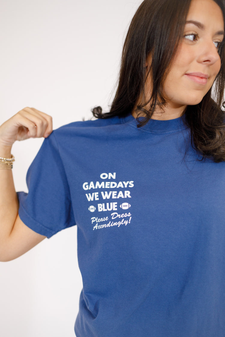 Gamedays We Wear Blue