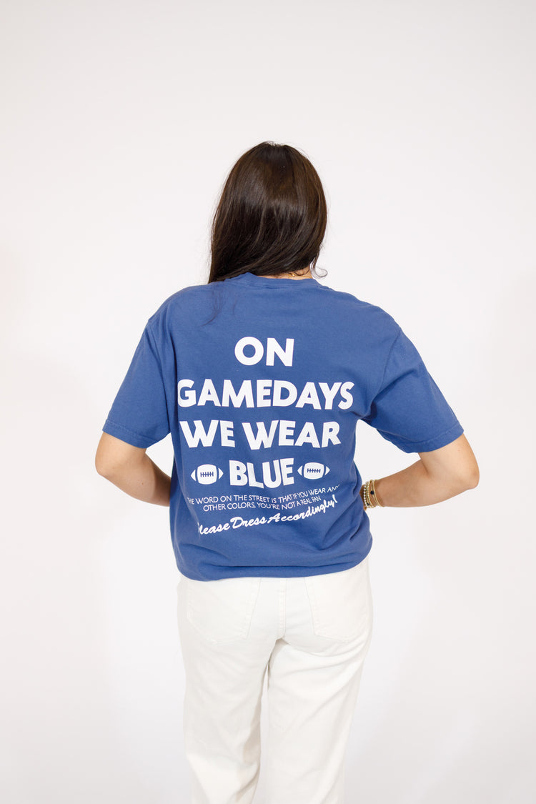 Gamedays We Wear Blue