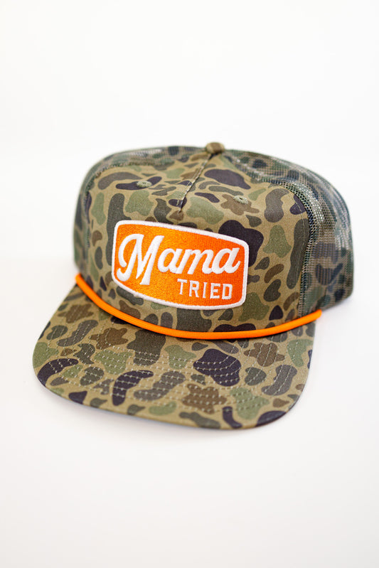 Camo "Mama Tried" Hat