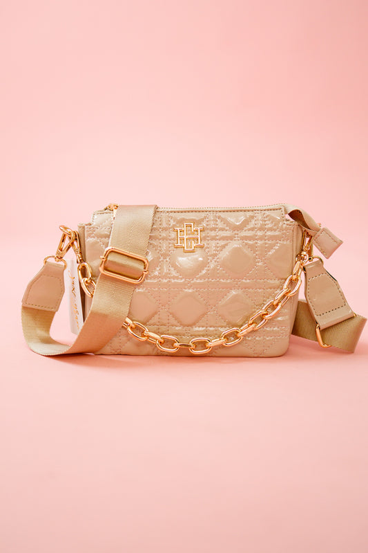 Nude Jace Quilted Crossbody
