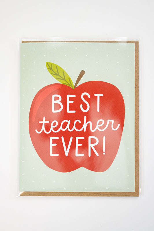 Best Teacher Greeting Card