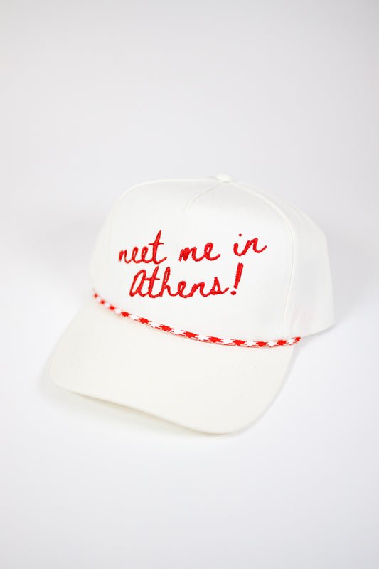 "Meet Me in Athens" Rope Hat