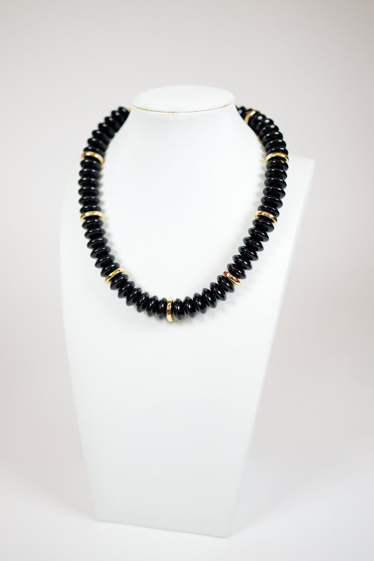 Rondelle Beaded Necklace, VARIOUS