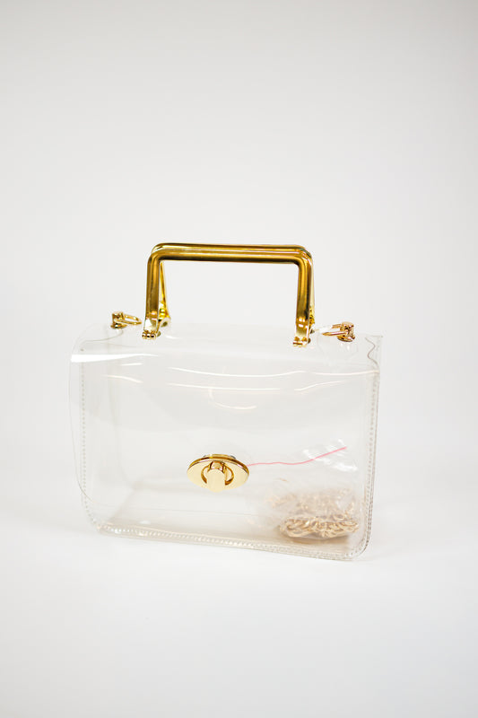 Turn-lock Clear Bag