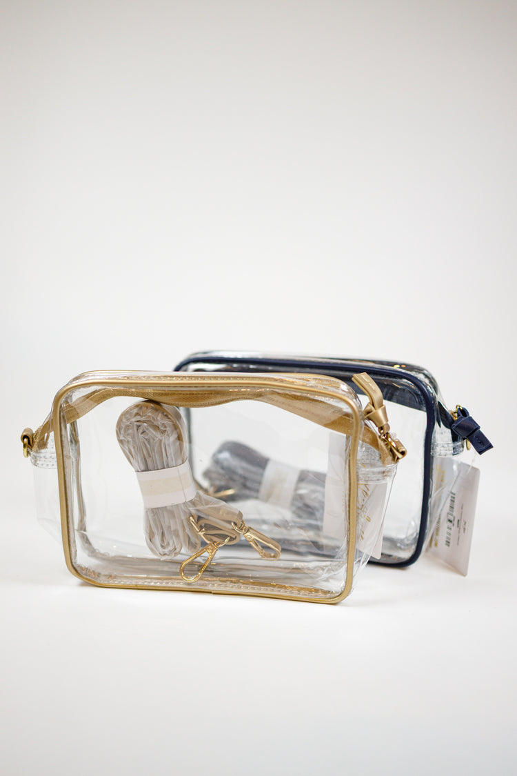 Clear Trimmed Crossbody, VARIOUS