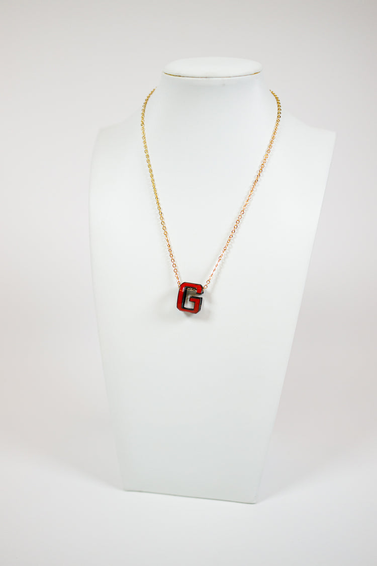 "G" Letter Pendant Necklace