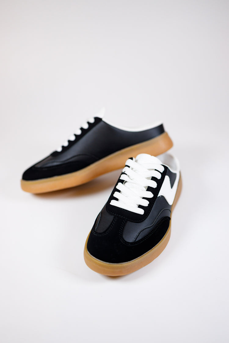 Black Slip on Sneakers
