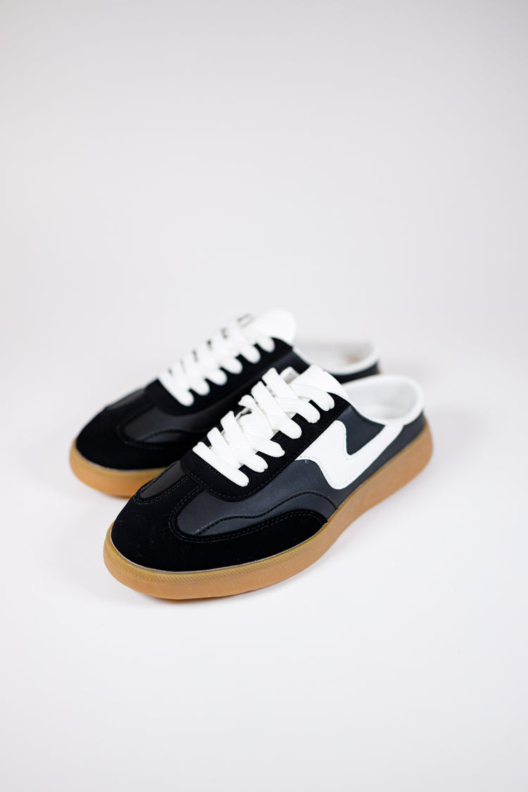 Black Slip on Sneakers