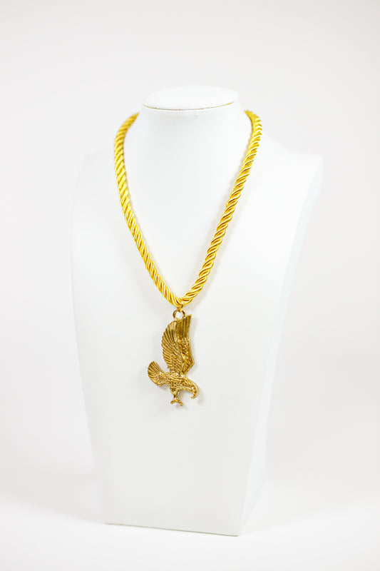 HD Eagle Twisted Rope Necklace
