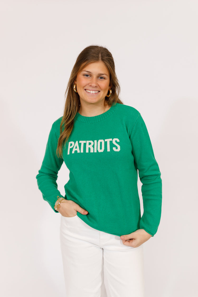 "Patriots" Pullover Sweater, XS-2XL