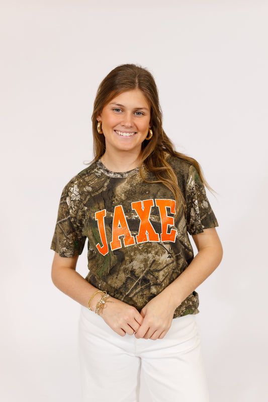 Camo JAXE Orange Graphic Tee, S-3XL