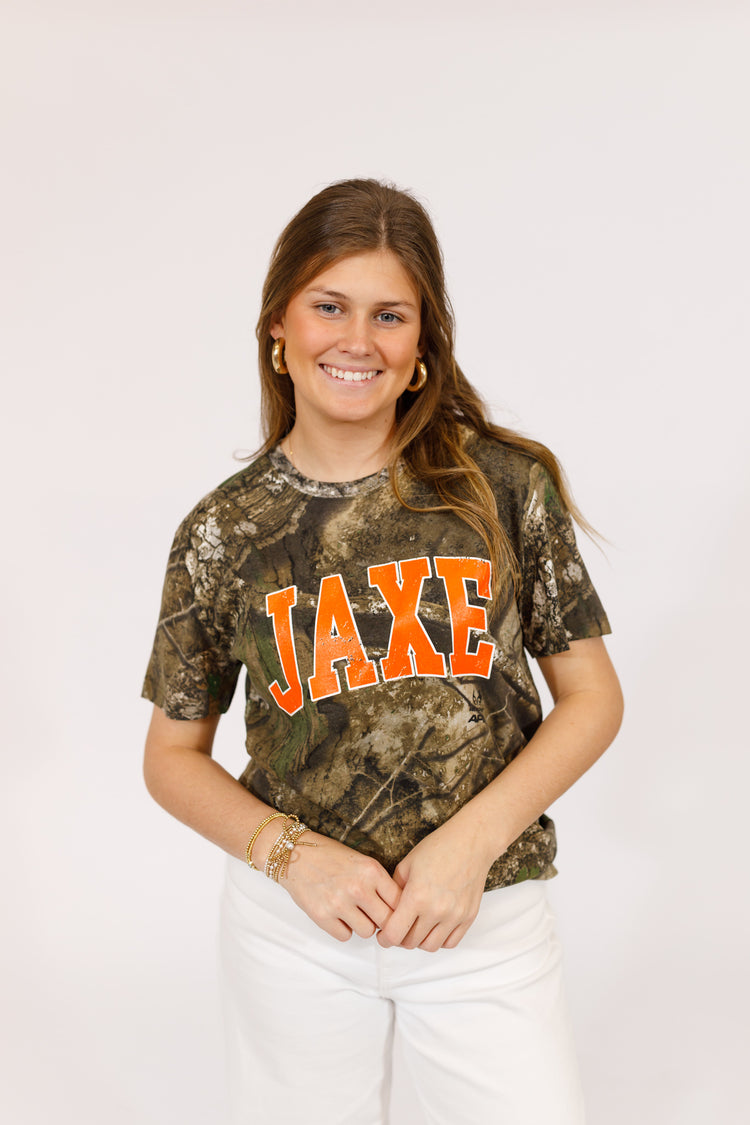 Camo JAXE Orange Graphic Tee, S-3XL