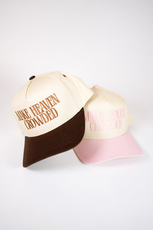 Make Heaven Crowded Embroidered Hat, VARIOUS