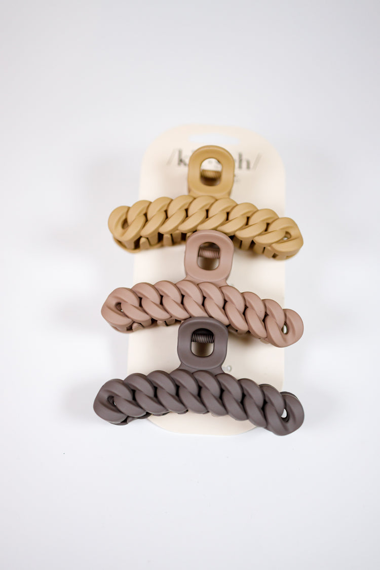 KITSCH Braided Clar Clip Set