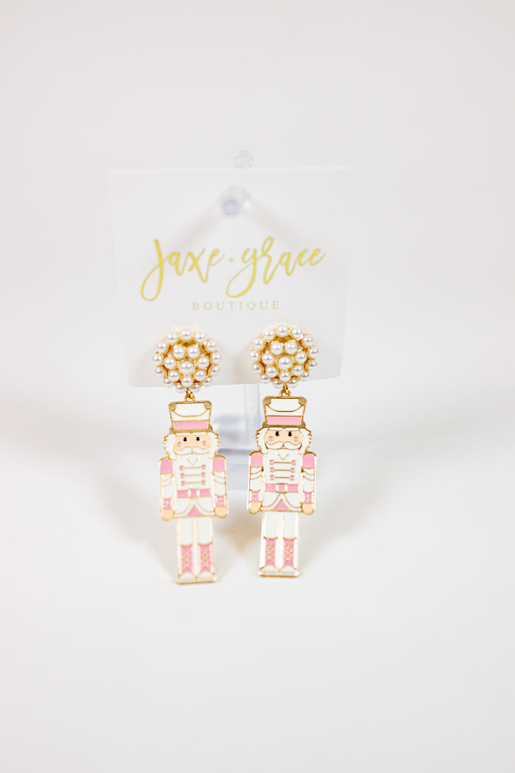 Metal Nutcracker Earrings, VARIOUS