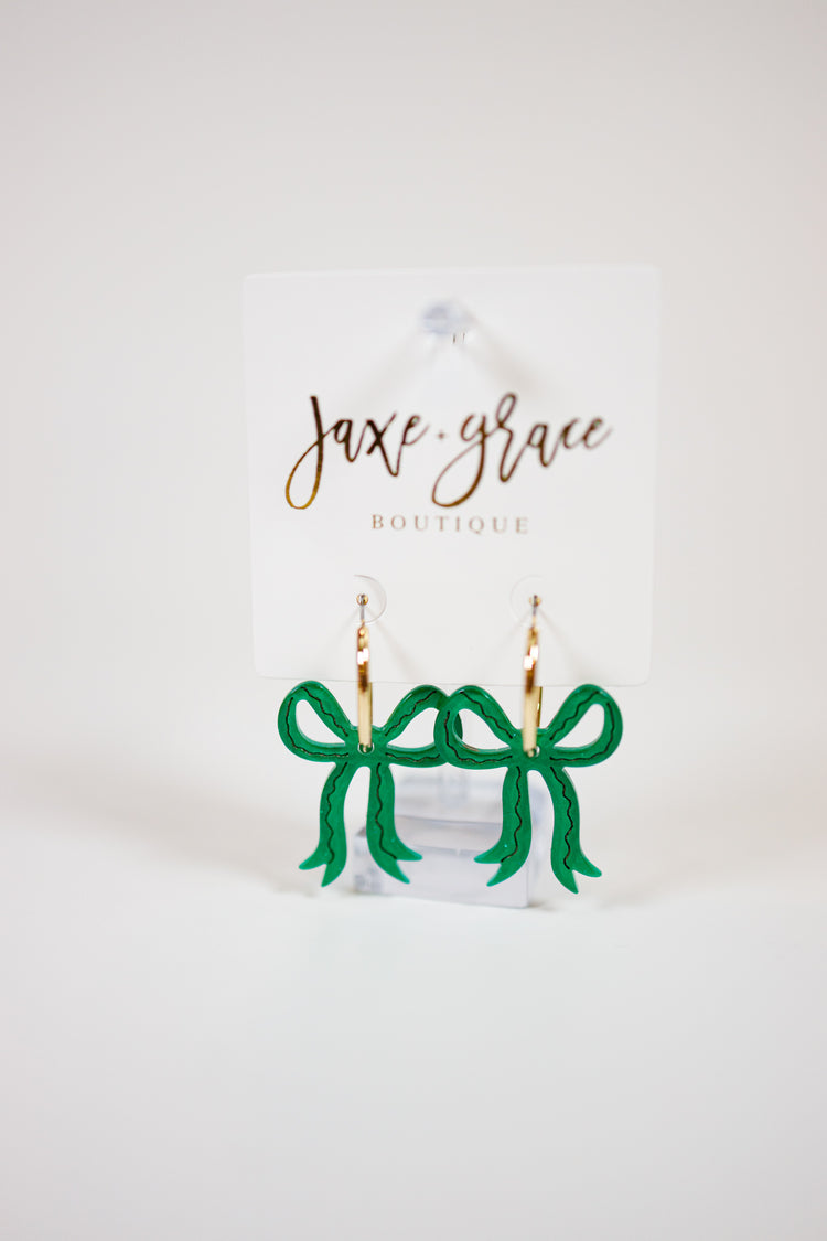 Ribbon Dangle Hoops, VARIOUS