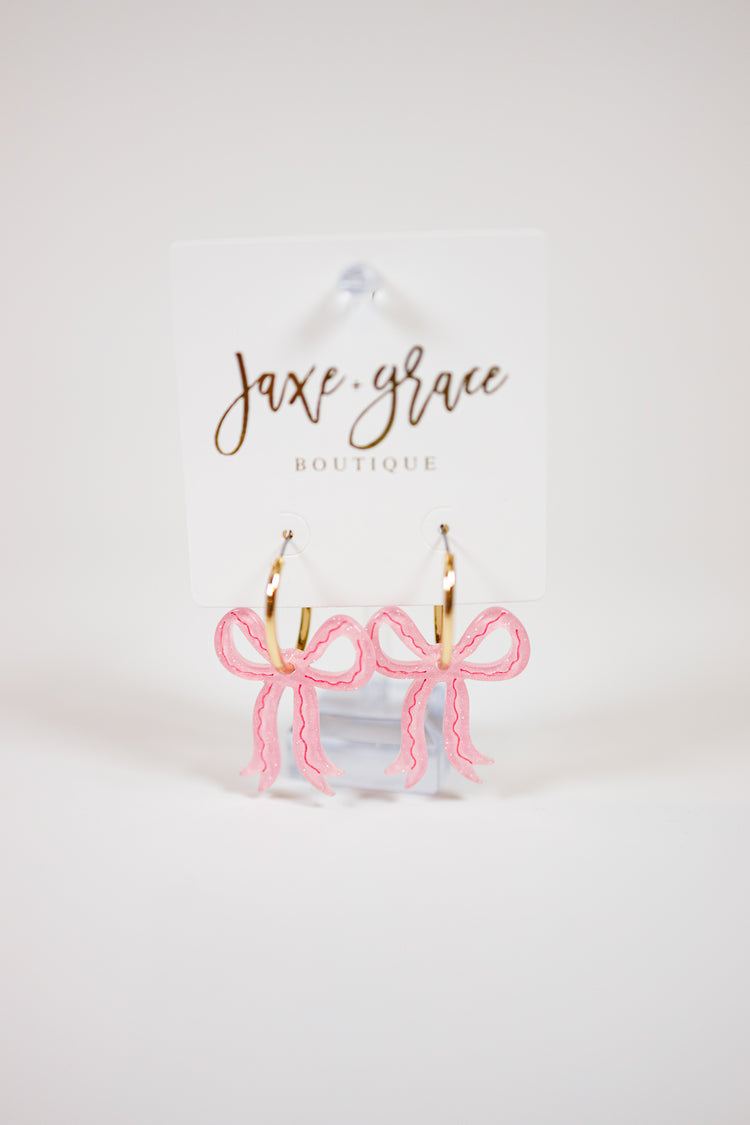 Ribbon Dangle Hoops, VARIOUS