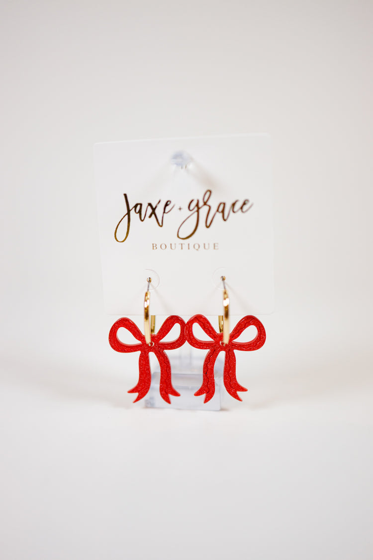 Ribbon Dangle Hoops, VARIOUS