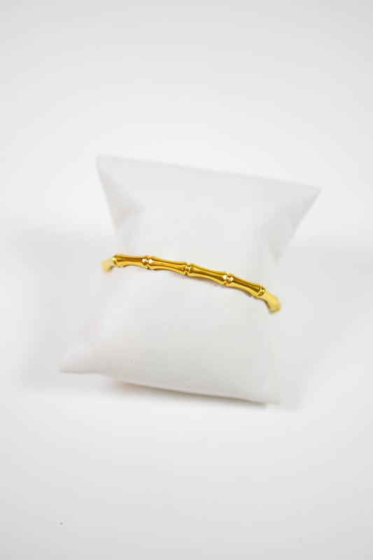 Gold Bamboo Bracelet