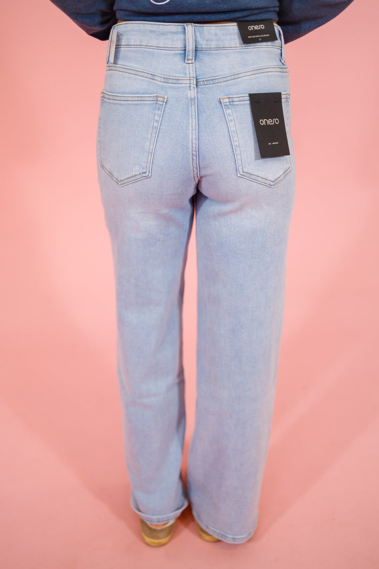 Oneso Wide Straight Leg Jeans