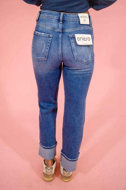 Oneso Cuffed Hem Jeans