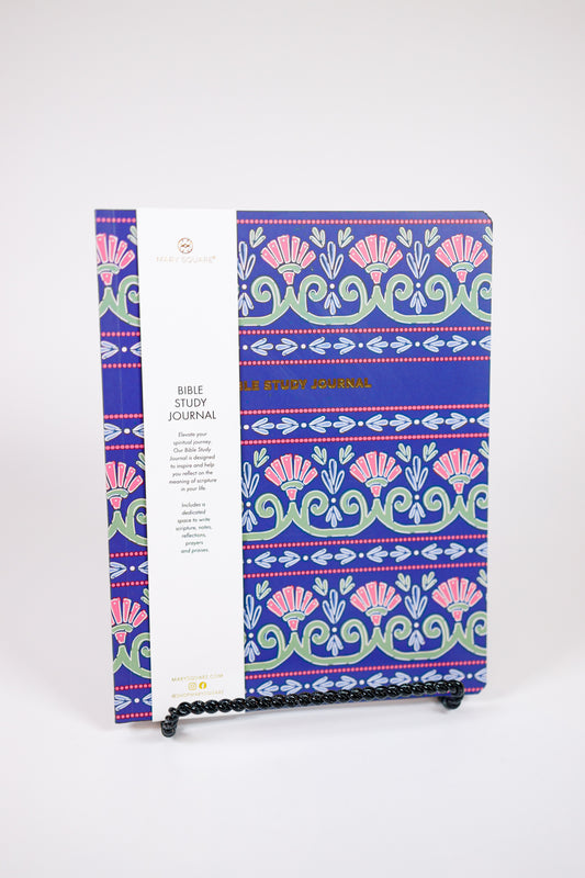 Navy Floral Bible Study Journal