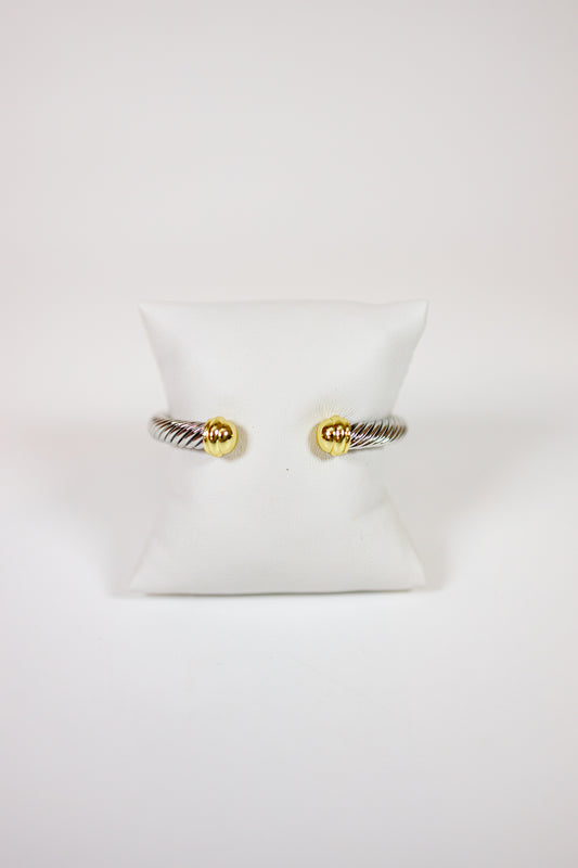 Round Edge Cable Cuff
