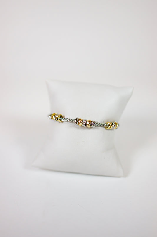 Twotone X Station Bracelet